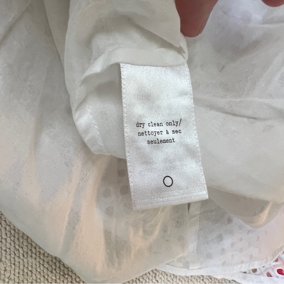 Rag & Bone White Lakewood Perforated Cotton Mini Skirt - Picture 14 of 16